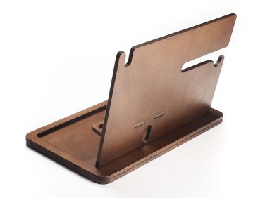 Logo trade promotional gifts image of: Wooden organiser 2016121