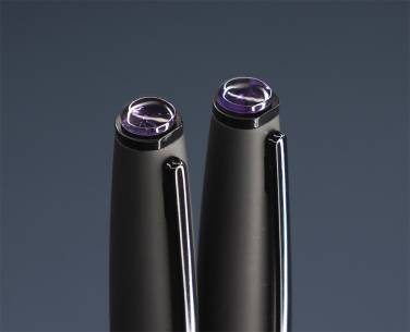 Logotrade promotional item picture of: Amethyst Pen set  1288036