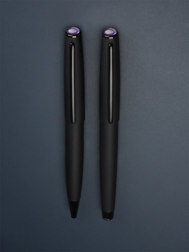 Logo trade promotional giveaways image of: Amethyst Pen set  1288036