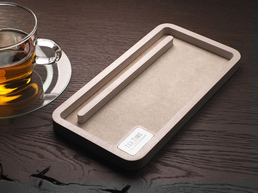 Logotrade advertising products photo of: Wooden desk organiser 1818121