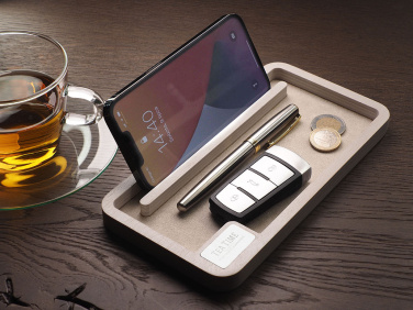 Logo trade promotional giveaways picture of: Wooden desk organiser 1818121