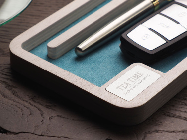 Logo trade promotional items image of: Wooden desk organiser 1818121