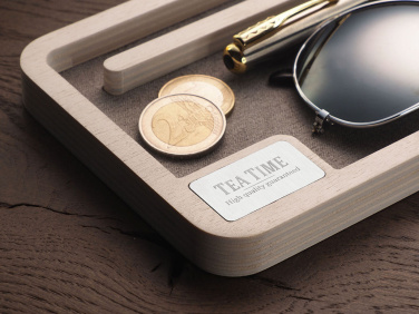 Logo trade advertising products picture of: Wooden desk organiser 1818121