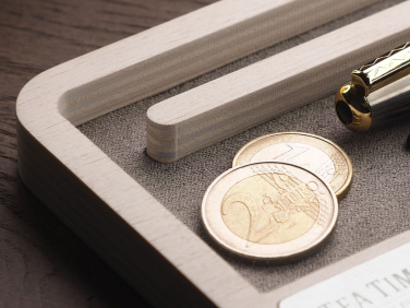 Logotrade promotional giveaway picture of: Wooden desk organiser 1818121