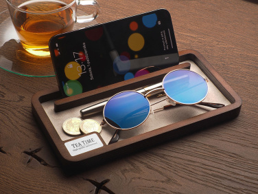 Logo trade promotional giveaways picture of: Wooden desk organiser 1818121