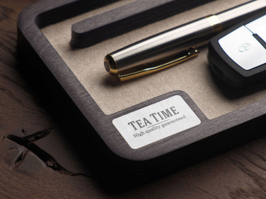 Logo trade promotional gifts image of: Wooden desk organiser 1818121