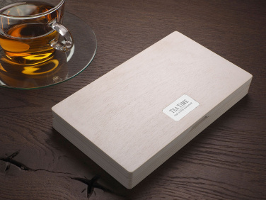 Logo trade promotional giveaway photo of: Wooden bill box 1816121
