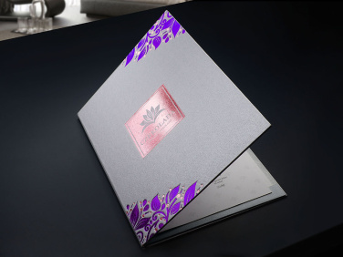 Logo trade advertising products image of: Menu cover 1679280