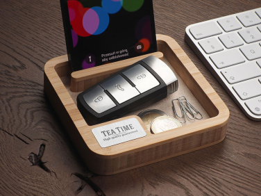 Logo trade promotional gift photo of: Wooden desk organiser 1846292