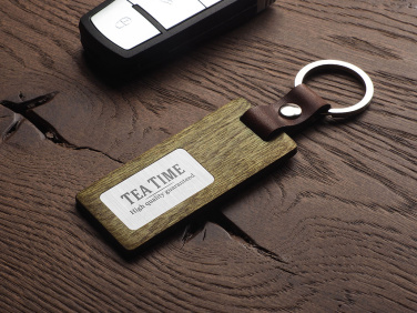 Logotrade promotional giveaway picture of: Wooden keyring 1853121