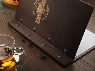 Logo trade promotional giveaways picture of: Menu cover 1860121