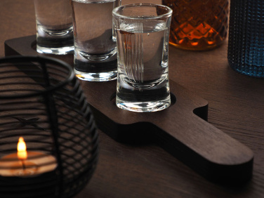 Logotrade promotional giveaway image of: Wooden 3 Shot Serving Board 1863121