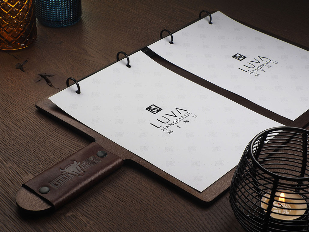 Logo trade advertising product photo of: Menu cover 1864121