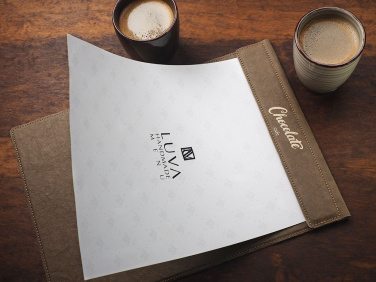 Logo trade corporate gift photo of: Menu cover 1241106