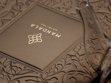 Logo trade promotional gifts image of: Menu cover Ambiente 1178336