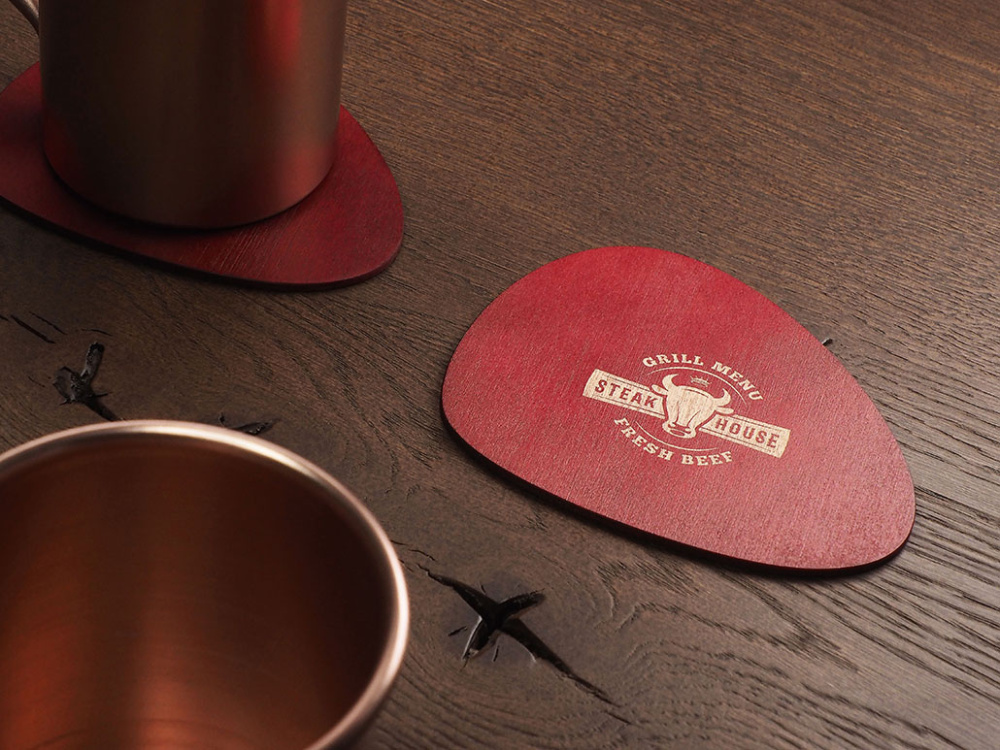Logo trade promotional merchandise picture of: Coaster 1607121