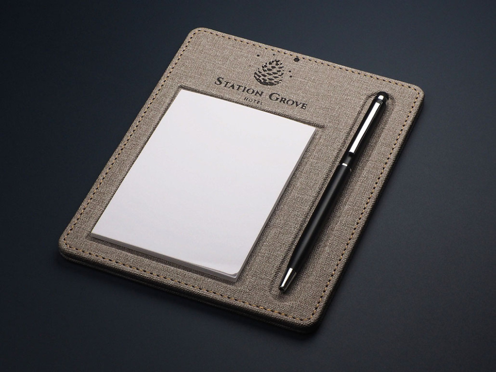 Logo trade promotional products image of: Hotel notepad 1136321