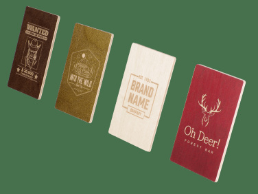 Logo trade promotional gift photo of: Wooden magnet 2034121