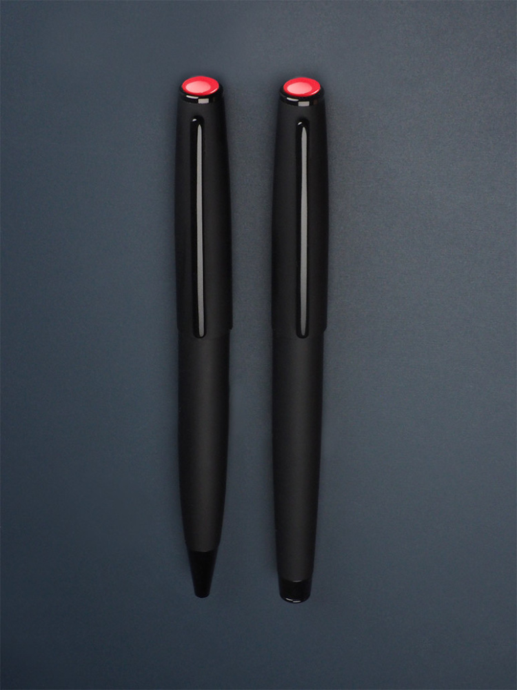 Logo trade corporate gifts picture of: Coral stone Pen set 1285036