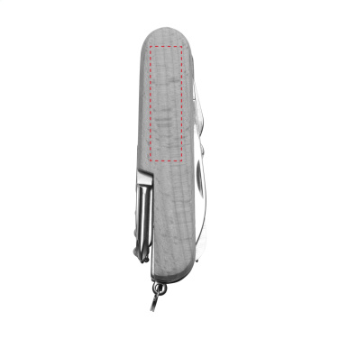 Logo trade corporate gifts image of: Beechwood Pocket knife