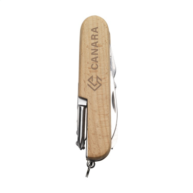 Logo trade promotional product photo of: Beechwood Pocket knife