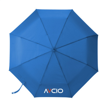Logo trade advertising products picture of: Michigan foldable RCS RPET umbrella 21 inch