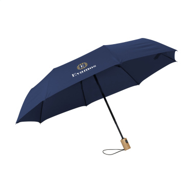 Logo trade promotional items picture of: Michigan foldable RCS RPET umbrella 21 inch