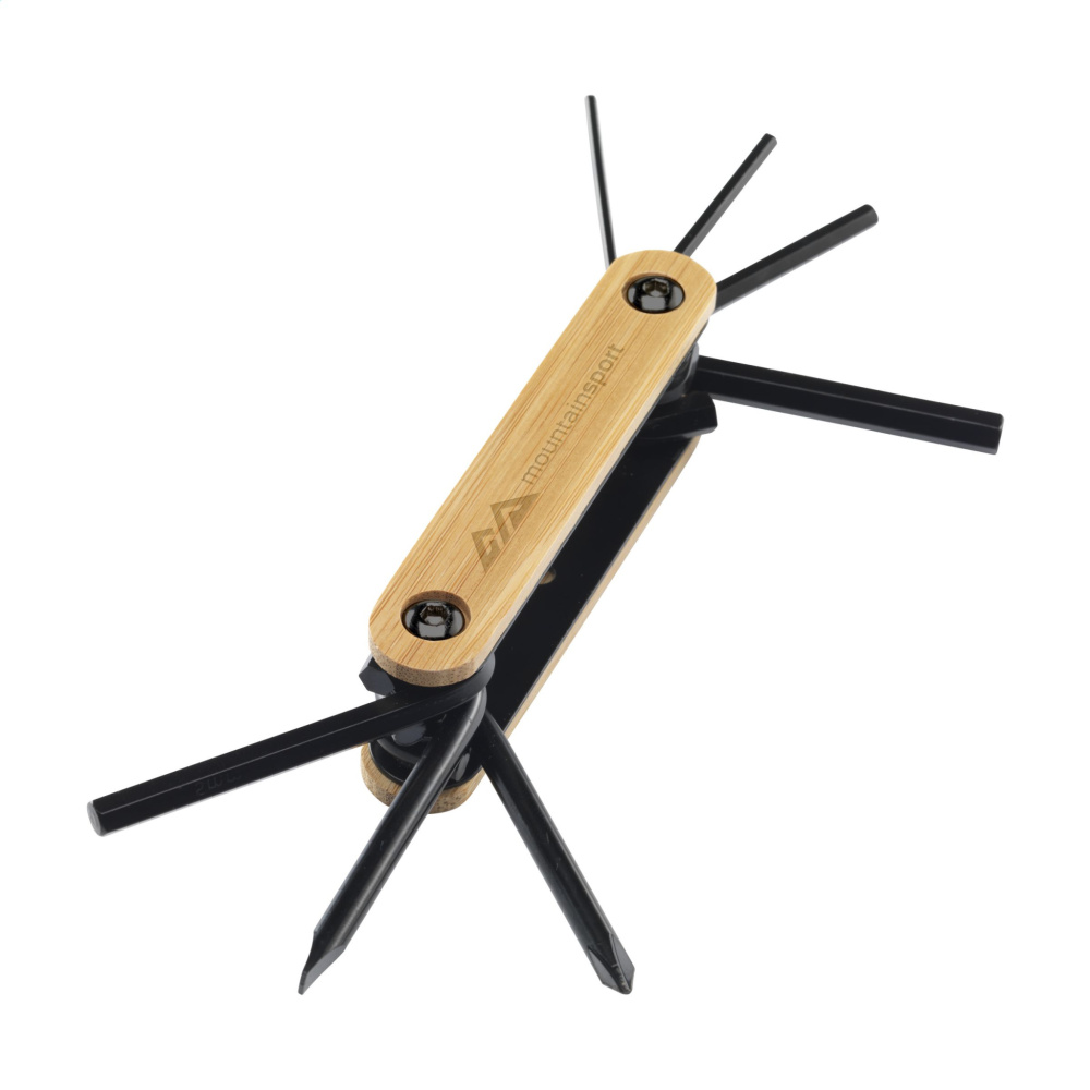 Logotrade promotional items photo of: Bamboo Black Tool multi tool