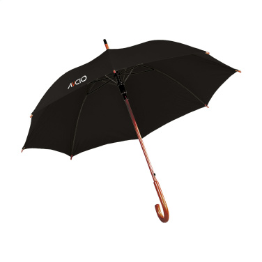 Logo trade corporate gifts picture of: FirstClass RCS RPET umbrella 23 inch