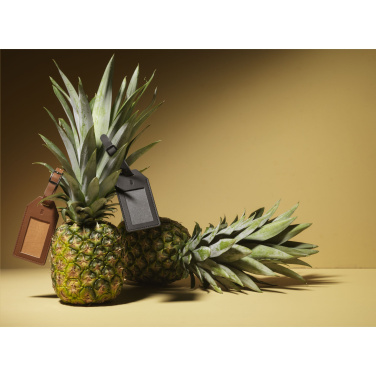 Logo trade corporate gift photo of: Vegan Pineapple Leather Luggage Tag