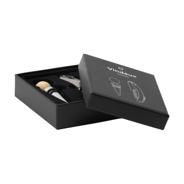 Logo trade promotional items image of: Vindeux wine gift set
