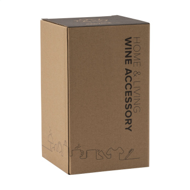 Logotrade business gifts photo of: CoolSteel Black wine cooler