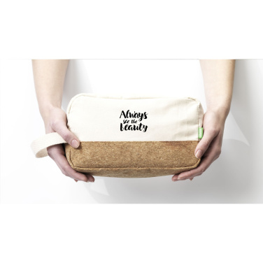 Logo trade promotional merchandise picture of: CosCork Eco toiletry bag