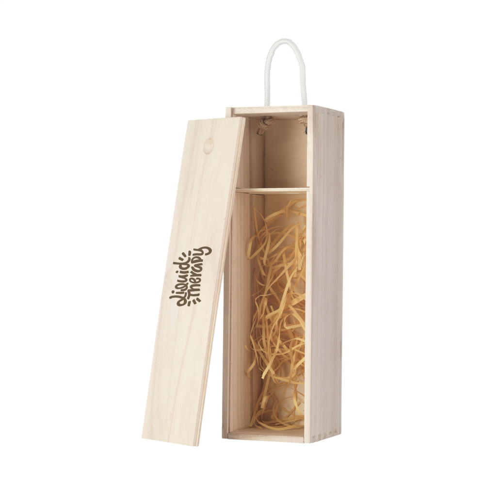 Logo trade advertising products image of: WineWood wine box
