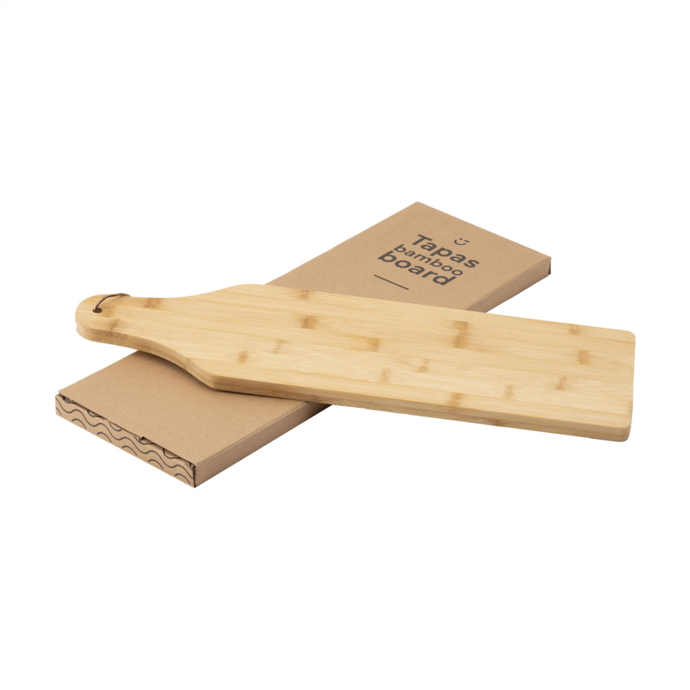 Logo trade promotional giveaways image of: Tapas Bamboo Board cutting board