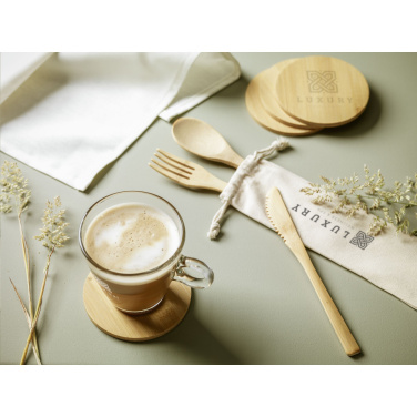 Logotrade promotional product image of: Bambu Cutlery Set