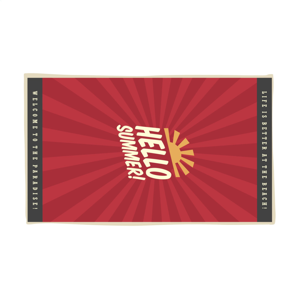 Logotrade promotional merchandise image of: Printed BeachTowel 300 g/m² 100x180