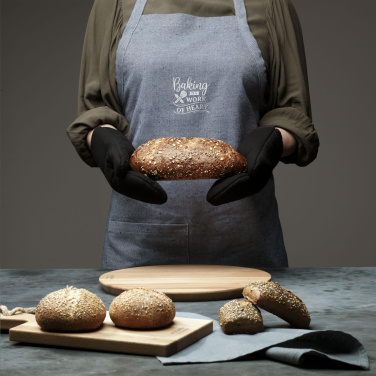 Logo trade promotional item photo of: Wolkat Taza Recycled Textile Apron