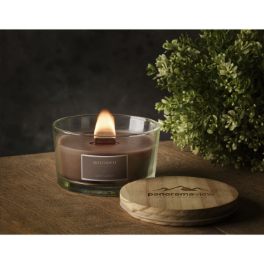Logotrade advertising product image of: Wooosh Flame Scented Candle Dark Amber