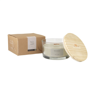 Logo trade corporate gifts image of: Wooosh Flame Scented Candle Fine Oudh