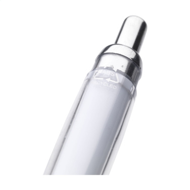 Logo trade business gifts image of: Athos Solid GRS Recycled ABS pen