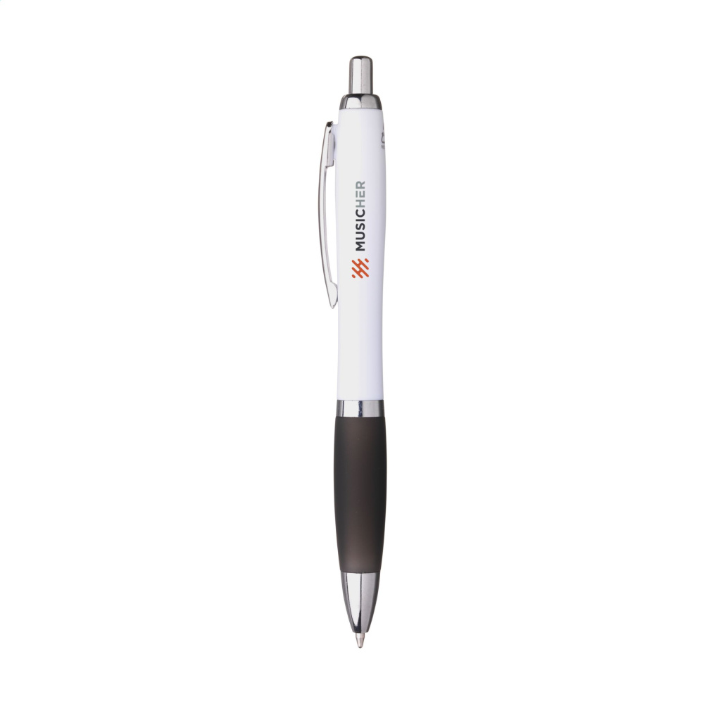 Logo trade promotional gifts image of: Athos Trans GRS Recycled ABS pen