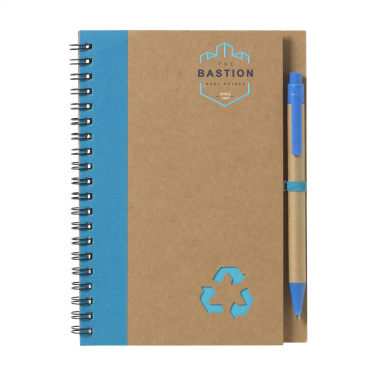 Logo trade corporate gifts image of: Recycle Note-L Paper notebook