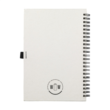 Logo trade promotional merchandise photo of: Milk-Carton Wire-O Paper Notebook A5