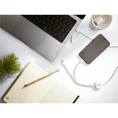 Logotrade promotional giveaway picture of: Monti Recycled Leather - Paper Notebook A5