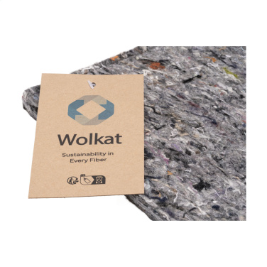 Logo trade promotional items image of: Wolkat Tangier Recycled Textile Mousepad