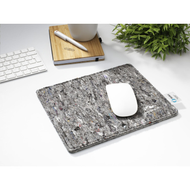 Logo trade corporate gift photo of: Wolkat Tangier Recycled Textile Mousepad