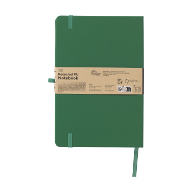 Logotrade promotional giveaways photo of: Recycled GRS PU Paper Notebook A5