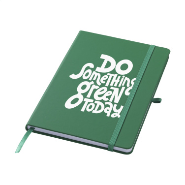 Logo trade promotional gift photo of: Recycled GRS PU Paper Notebook A5