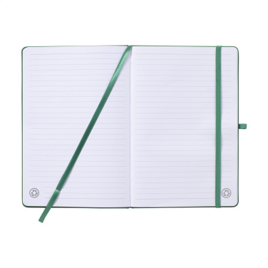 Logotrade advertising products photo of: Recycled GRS PU Paper Notebook A5